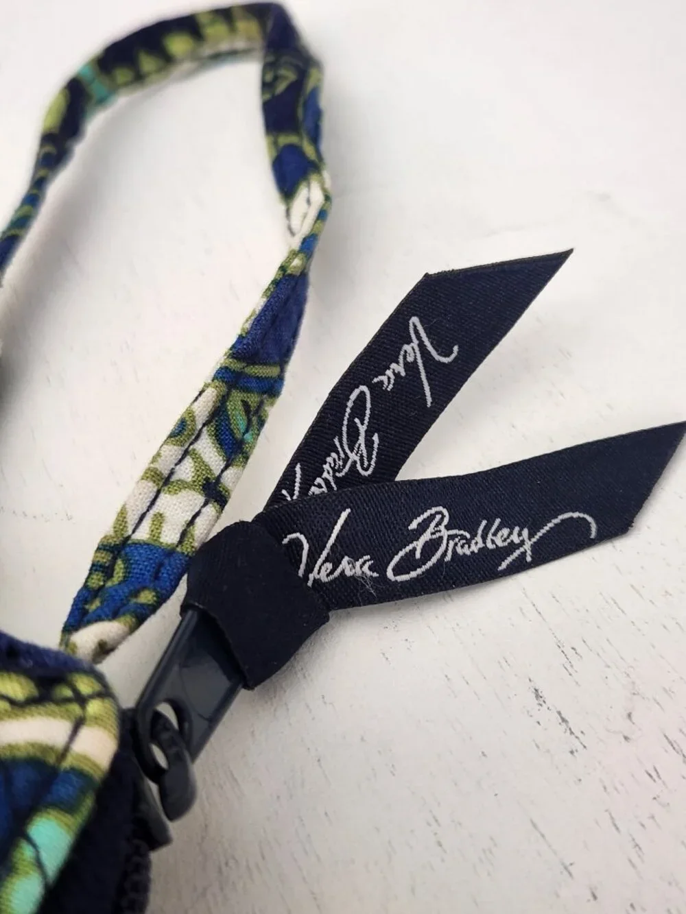 Vera Bradley Wristlet in "Rhythm and Blues" - Picture 3 of 5